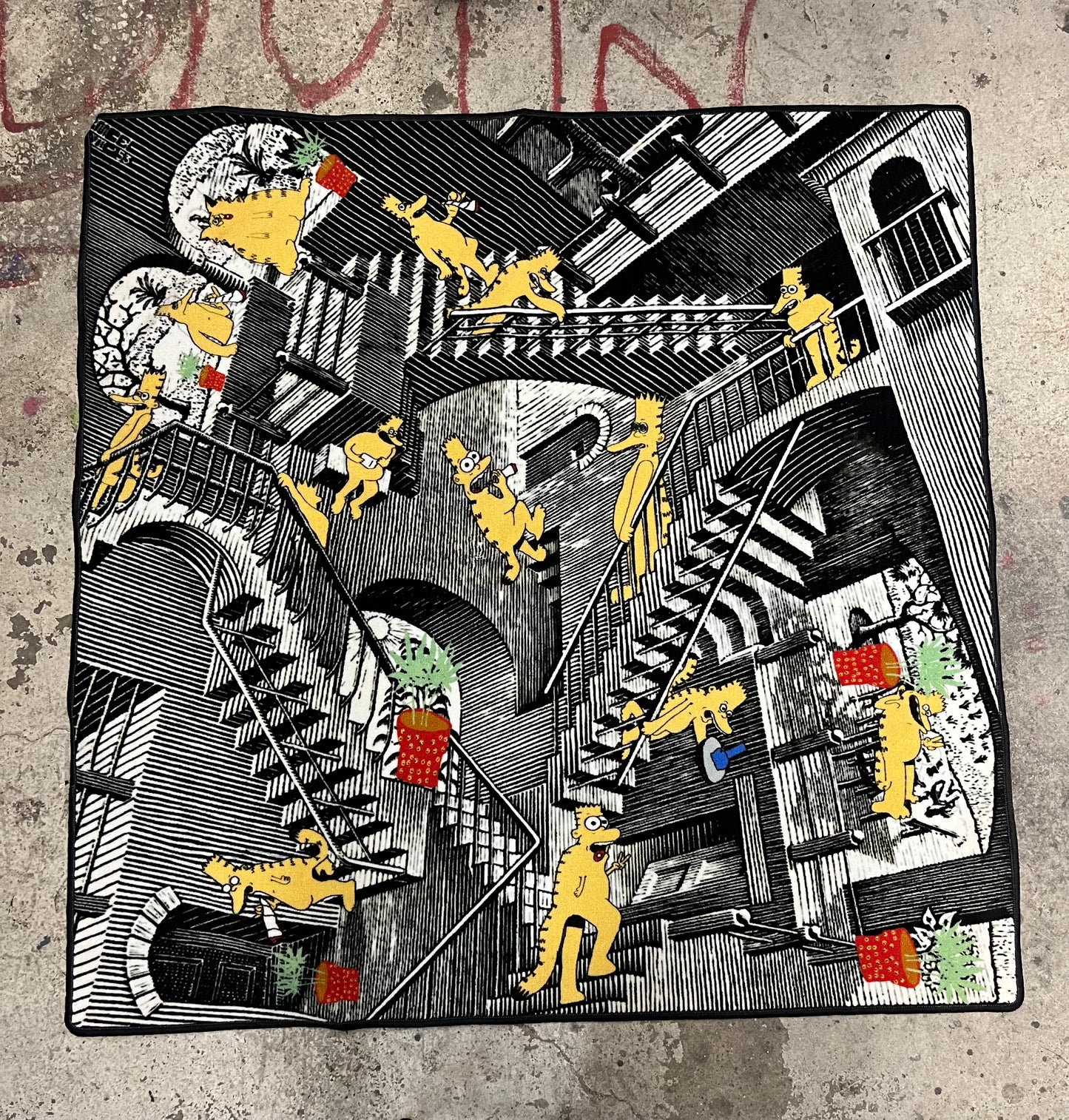 Up the Down Stairs Rug