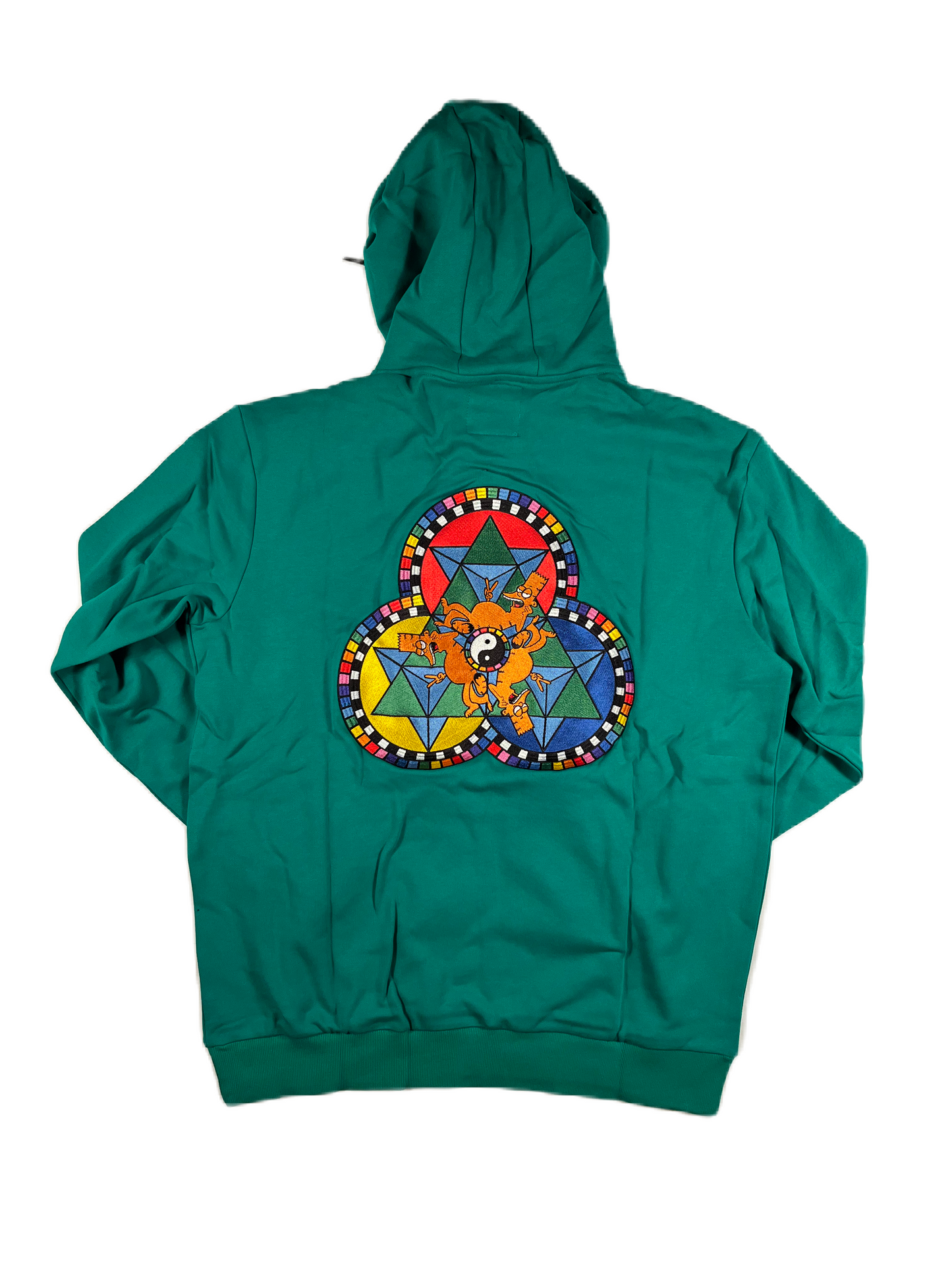 green Sacred GZ1 & WJC Embroidered Green Hoodie