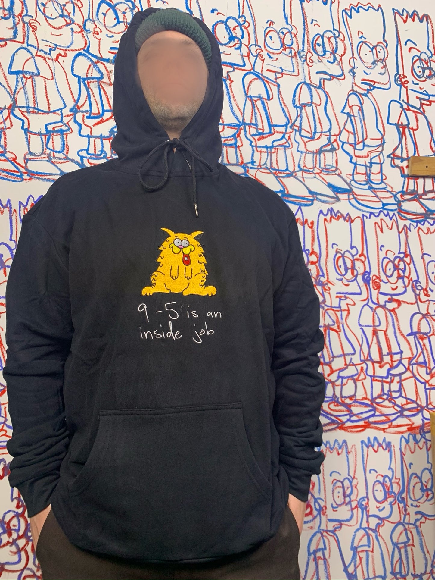 9 to 5 is an inside job Hoodie V2