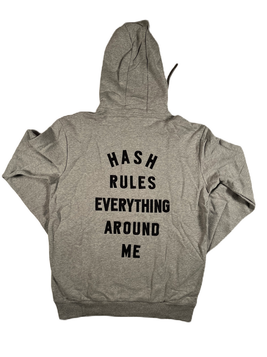 HASH RULES EVERYTHING AROUND ME GREY HOODIE