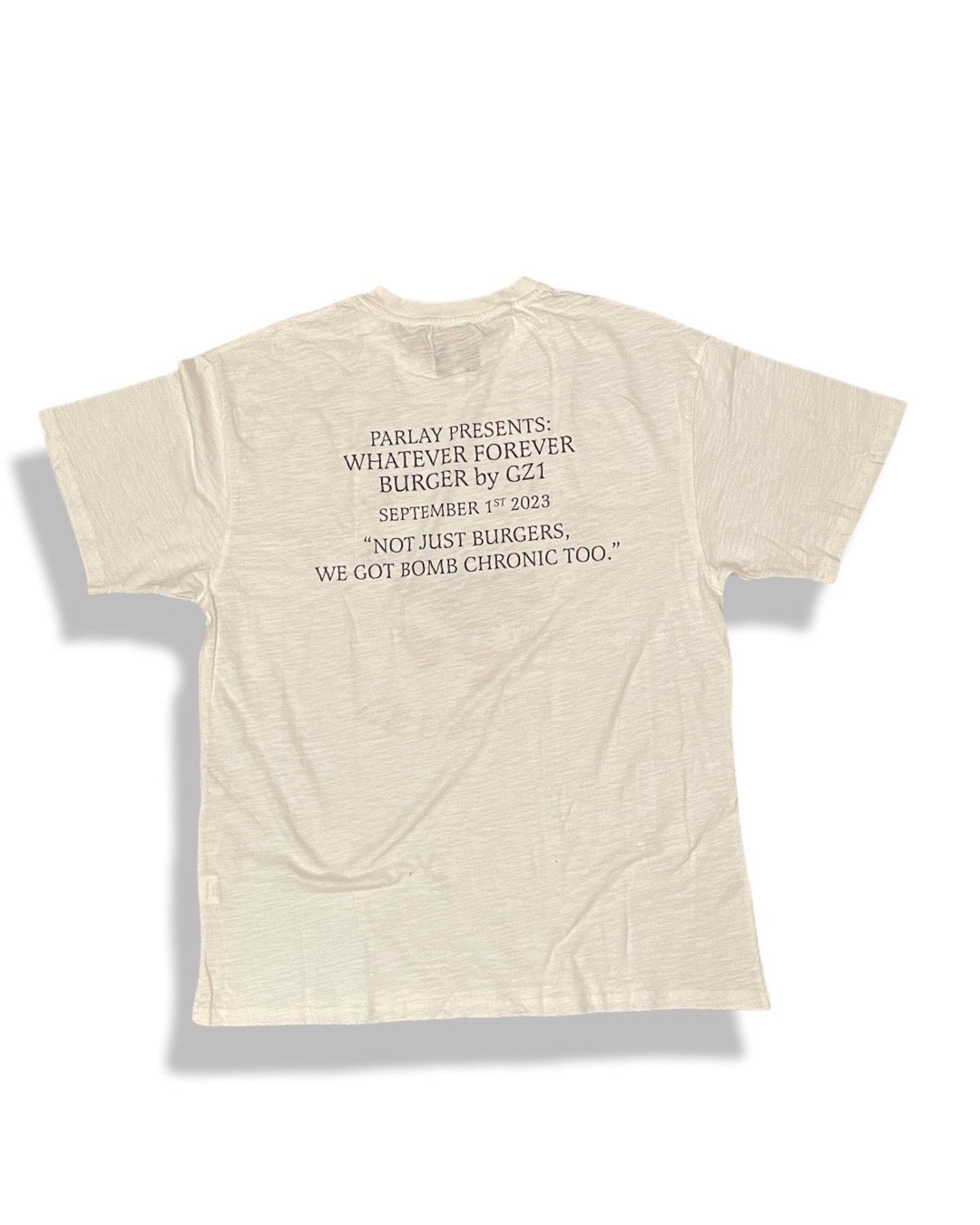 whatever forever burger shirt