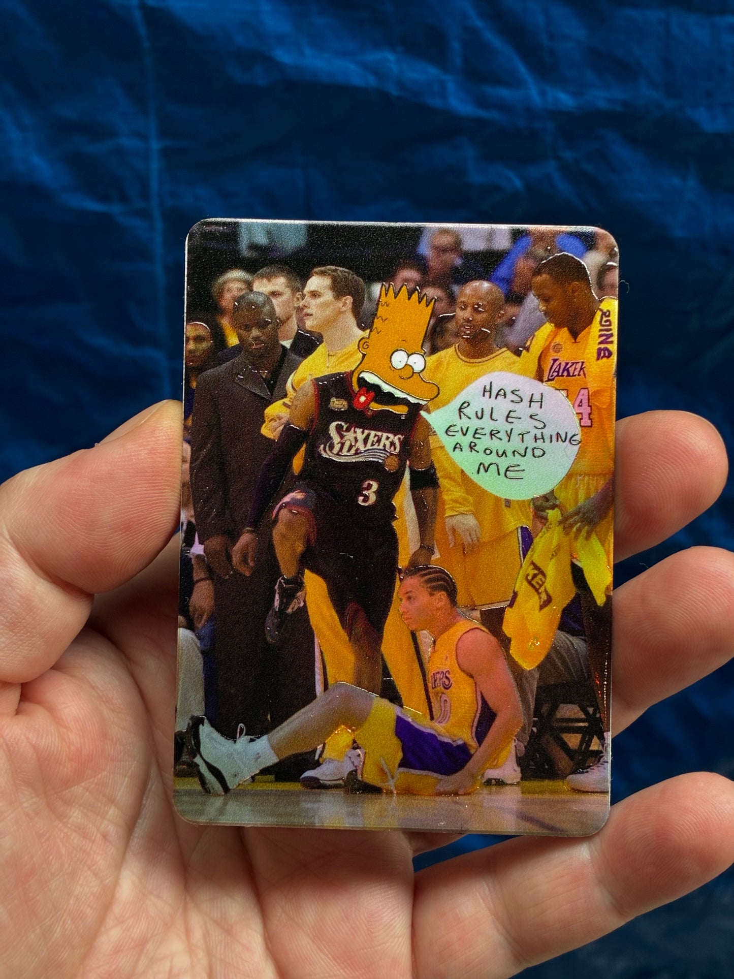 the step over card