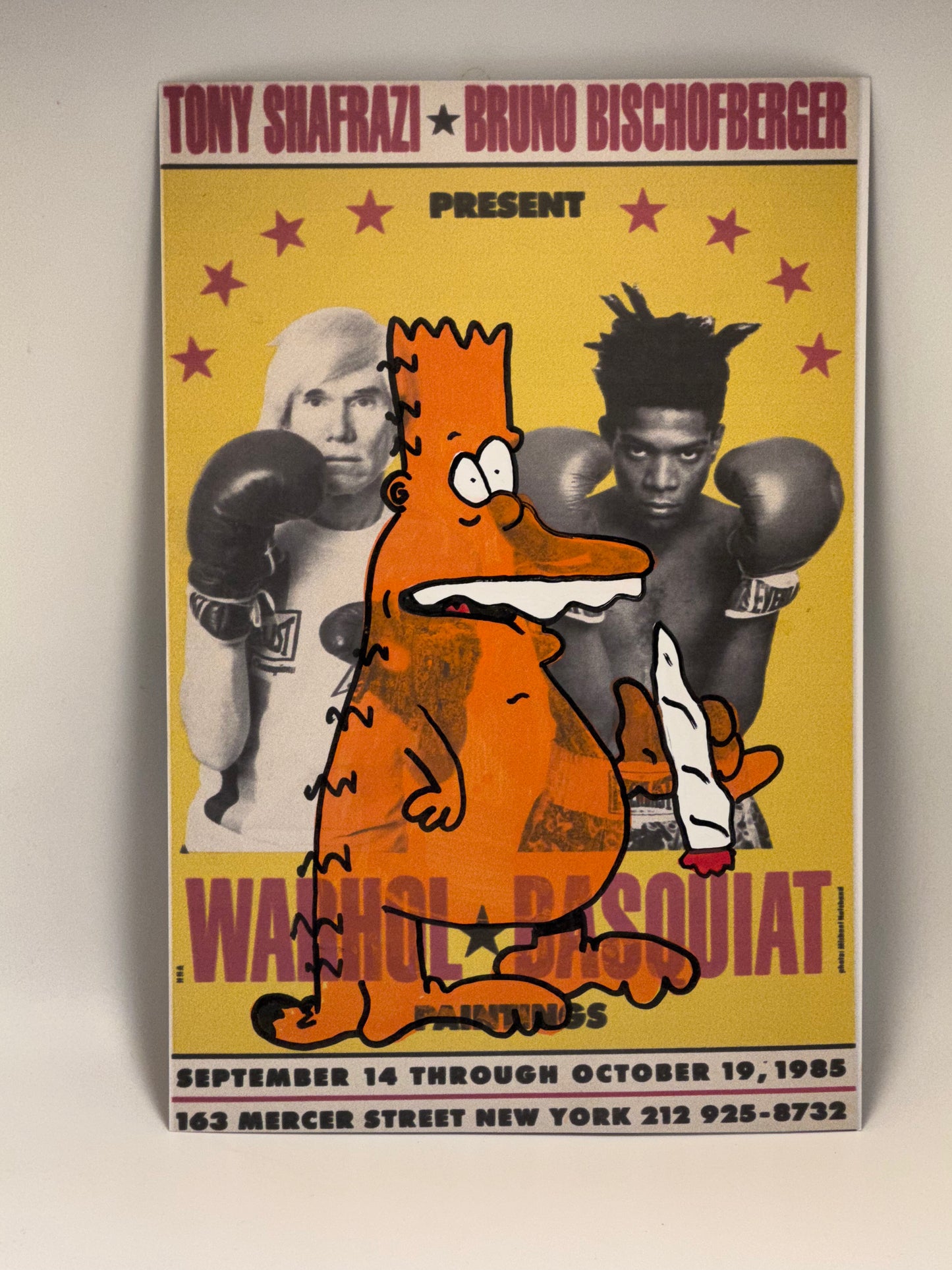 Warhol vs Basquiat / 3-d Bart / Picasso Baby