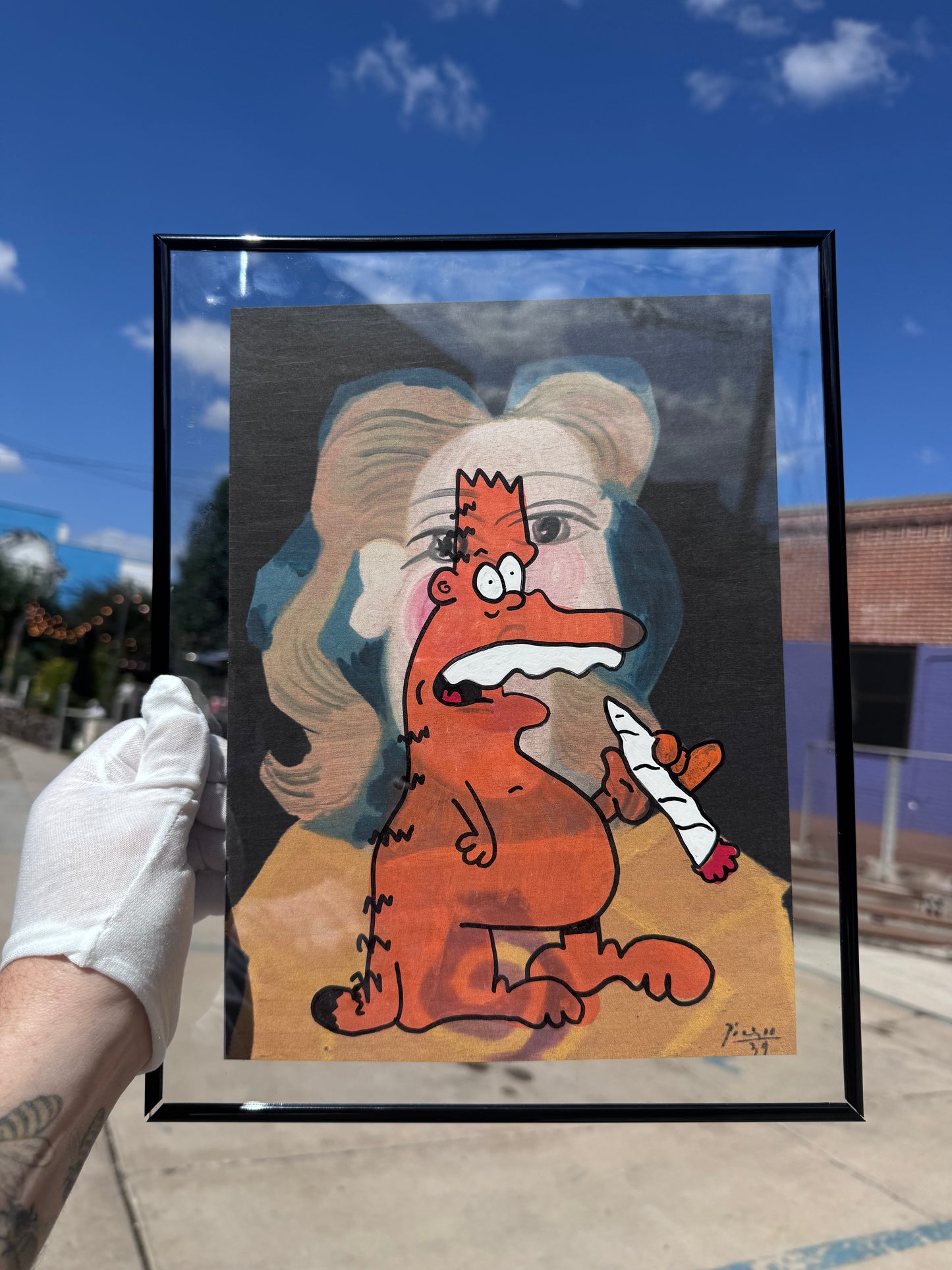 Warhol vs Basquiat / 3-d Bart / Picasso Baby