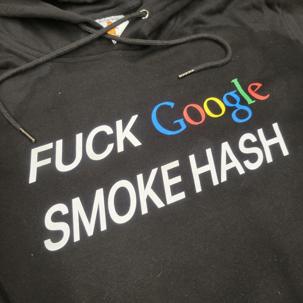 Fuck Google Smoke hash hoodie