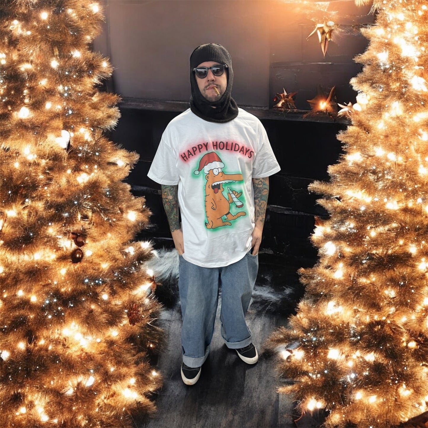 @trevymetal vs gz1 happy holidays shirt