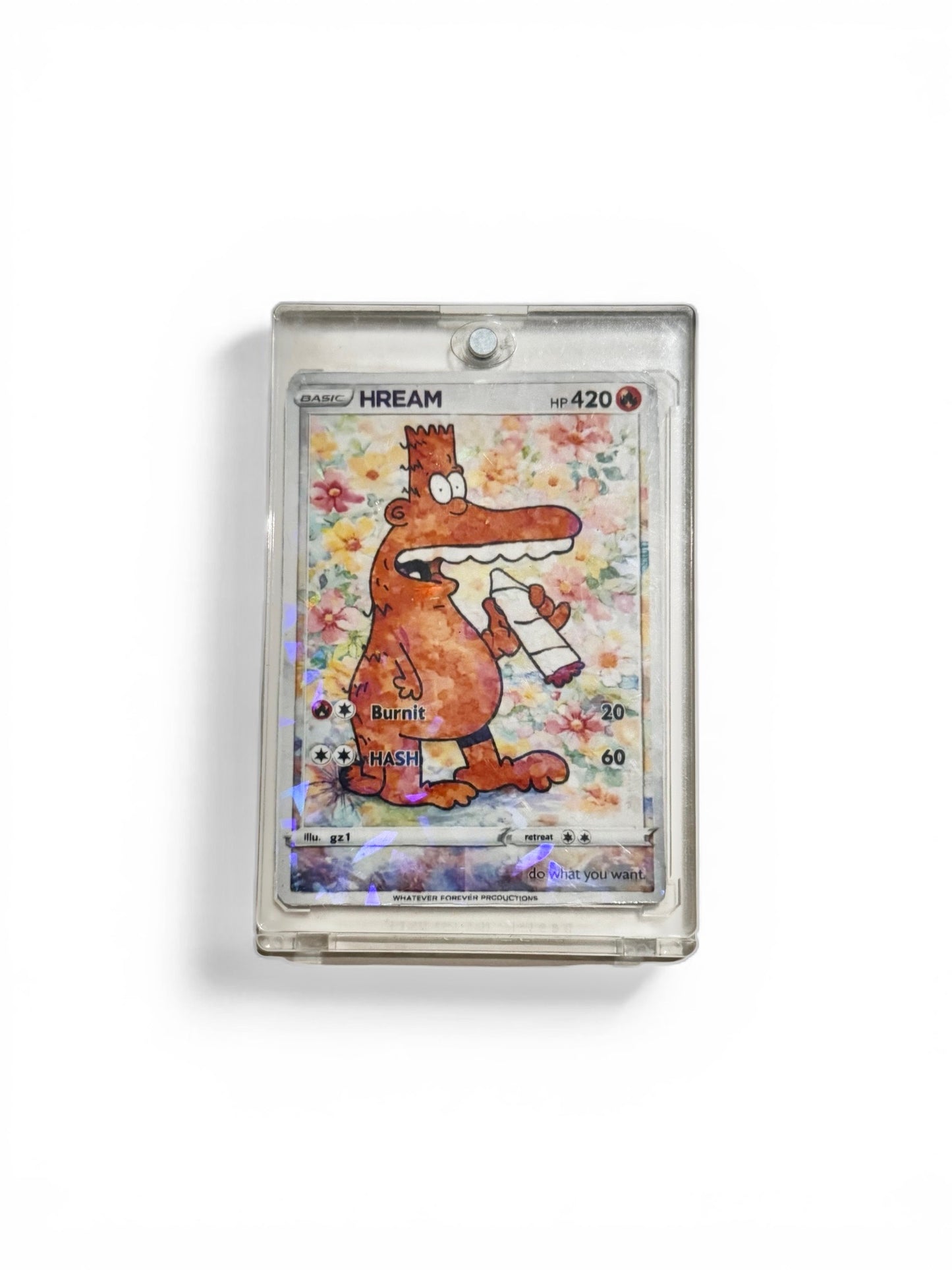 Smell the Flowers- Trading Card