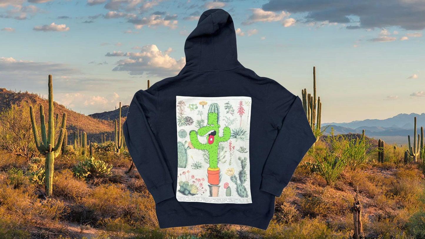 whatever forever cactus chart hoodie