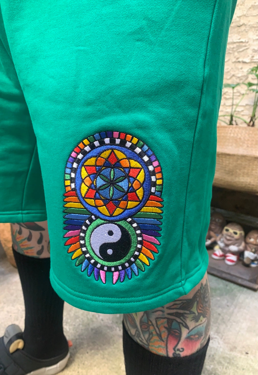 Sacred GZ1 & WJC Embroidered Shorts