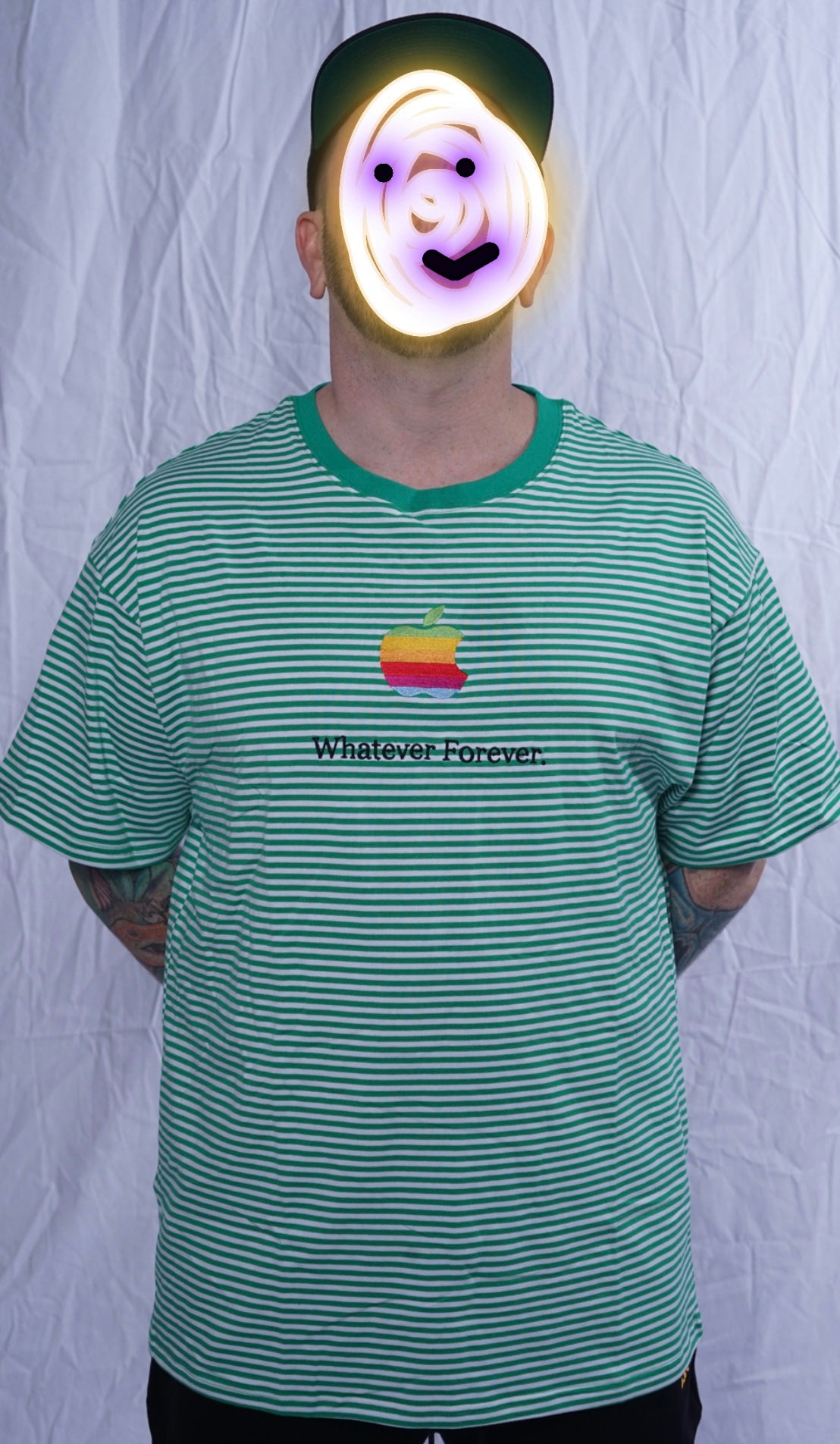 Think Whatever Striped Shirt