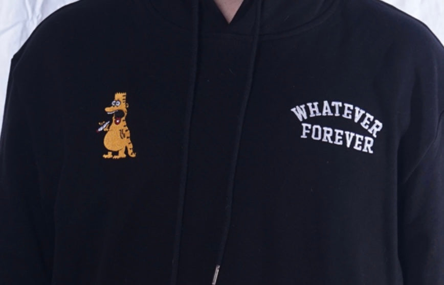 Bartfield Whatever Forever Black Hoodie