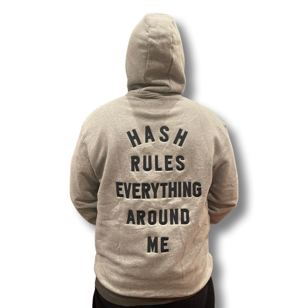 HASH RULES EVERYTHING AROUND ME GREY HOODIE