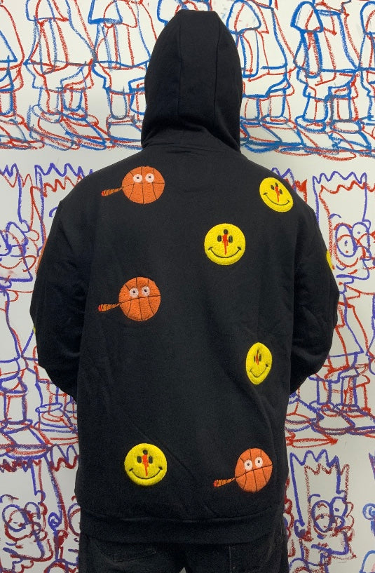 Basketballs smoking Blunts & Smiley Face Patches