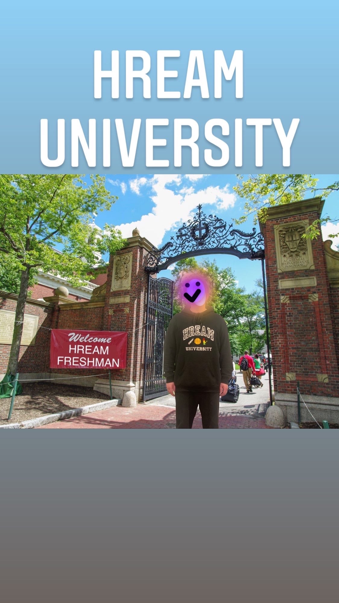 Embroidered HREAM University Hoodie