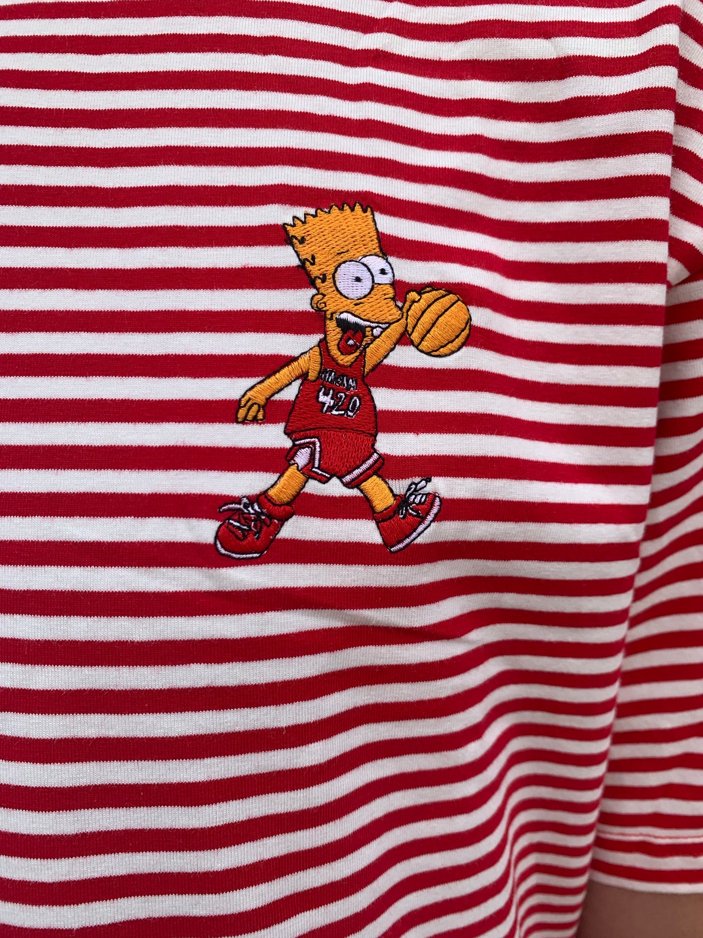 AIR HREAM Red Stripe Shirt