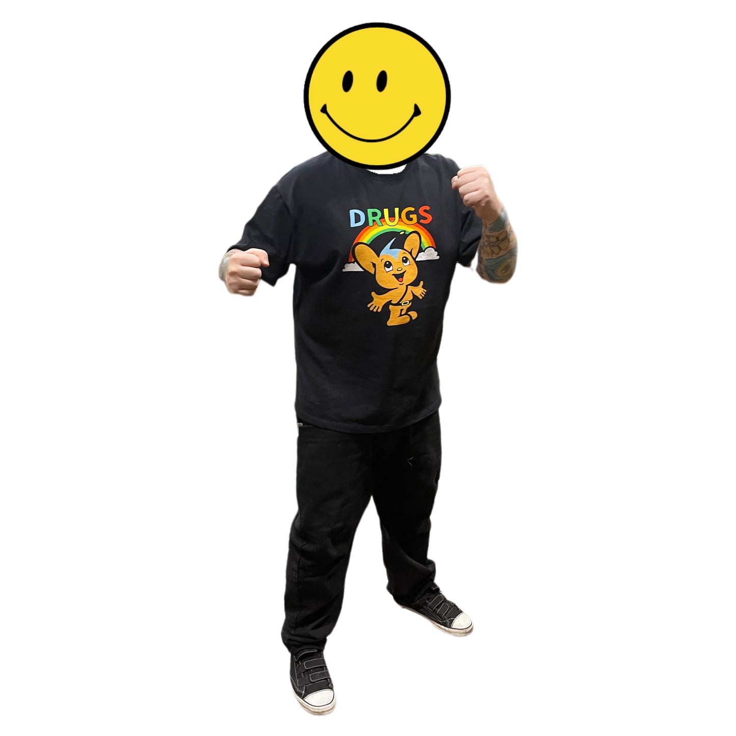 DRUGS Black T-Shirt