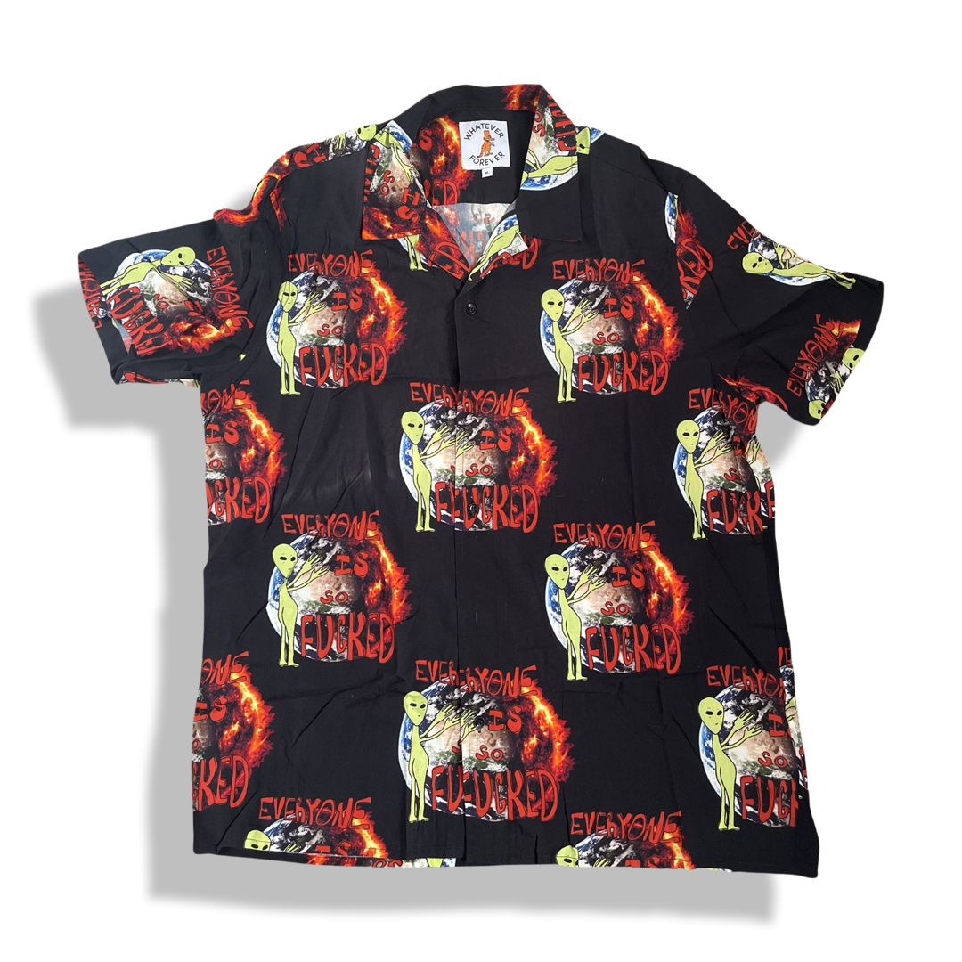 Everyone is so Fucked Button Shirt