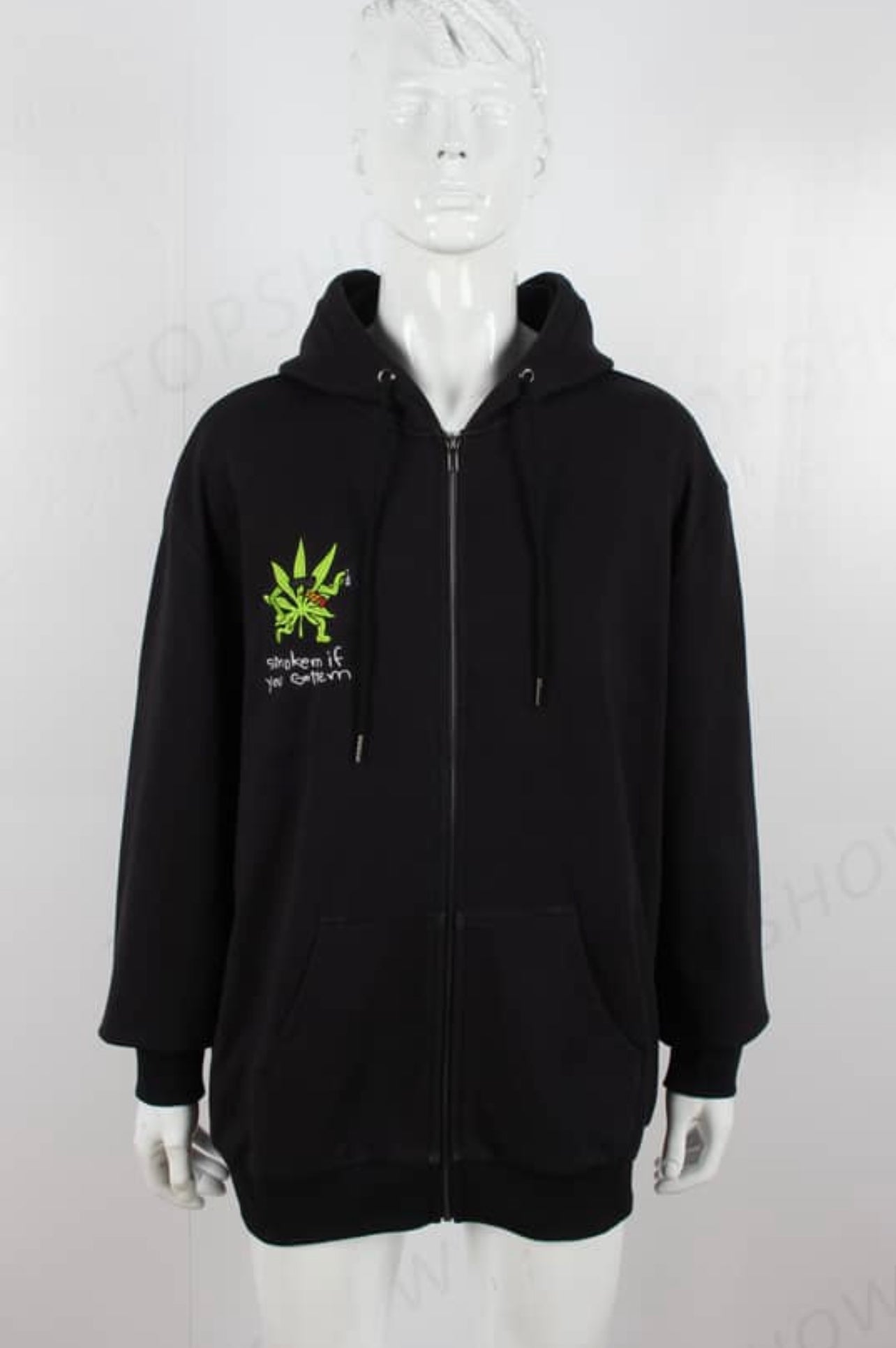 Qbert Smokem if You Gottem Zip Hoodie