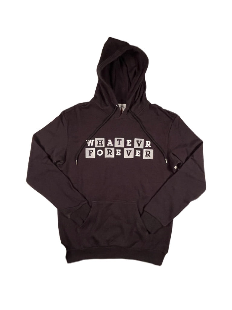 Whatever Forever H is for Hash Black Hoodie -Free Shipping