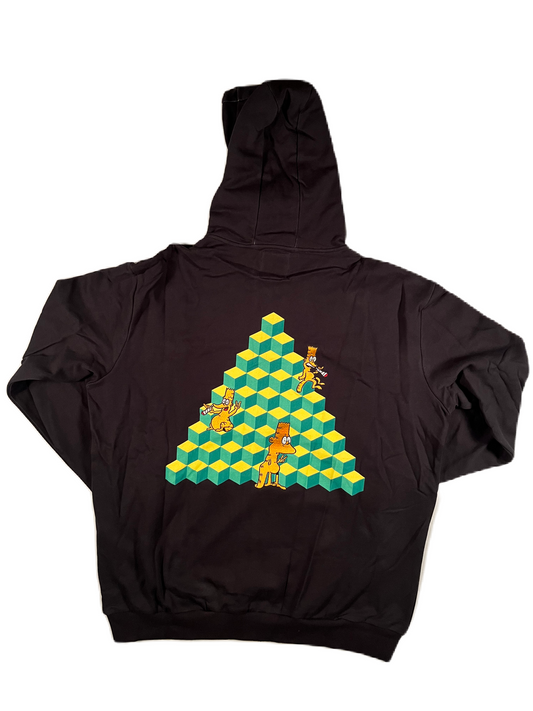 black Qbert Smokem if You Gottem Zip Hoodie