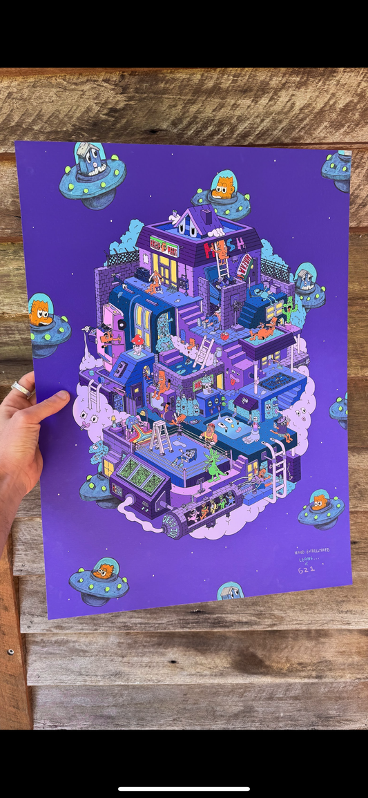 HREAM MART hand embellished prints w @ontheleans