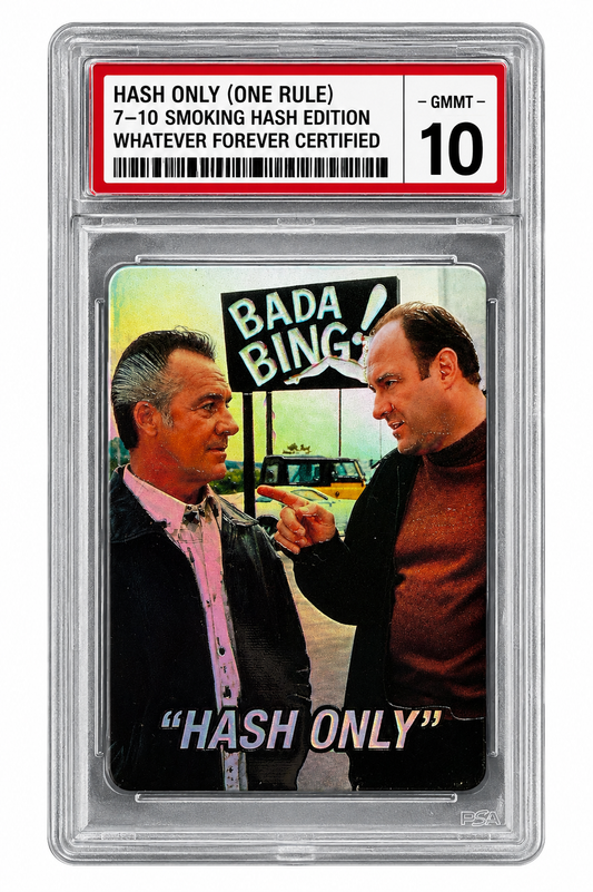 HASH ONLY CARD