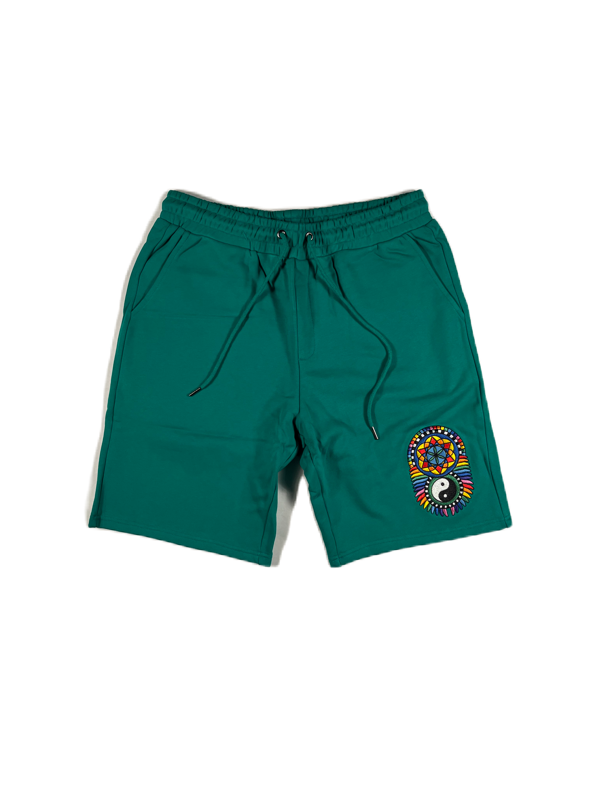 green Sacred GZ1 & WJC Embroidered Shorts