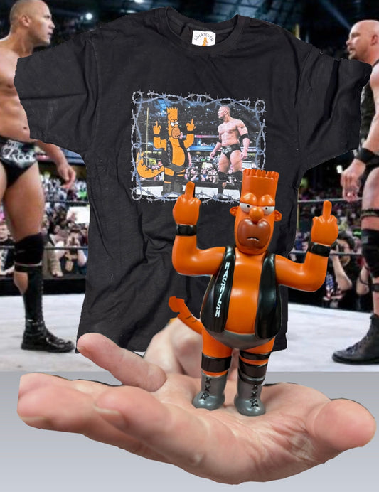 Stone Cold VS WF Shirt and Toy combo