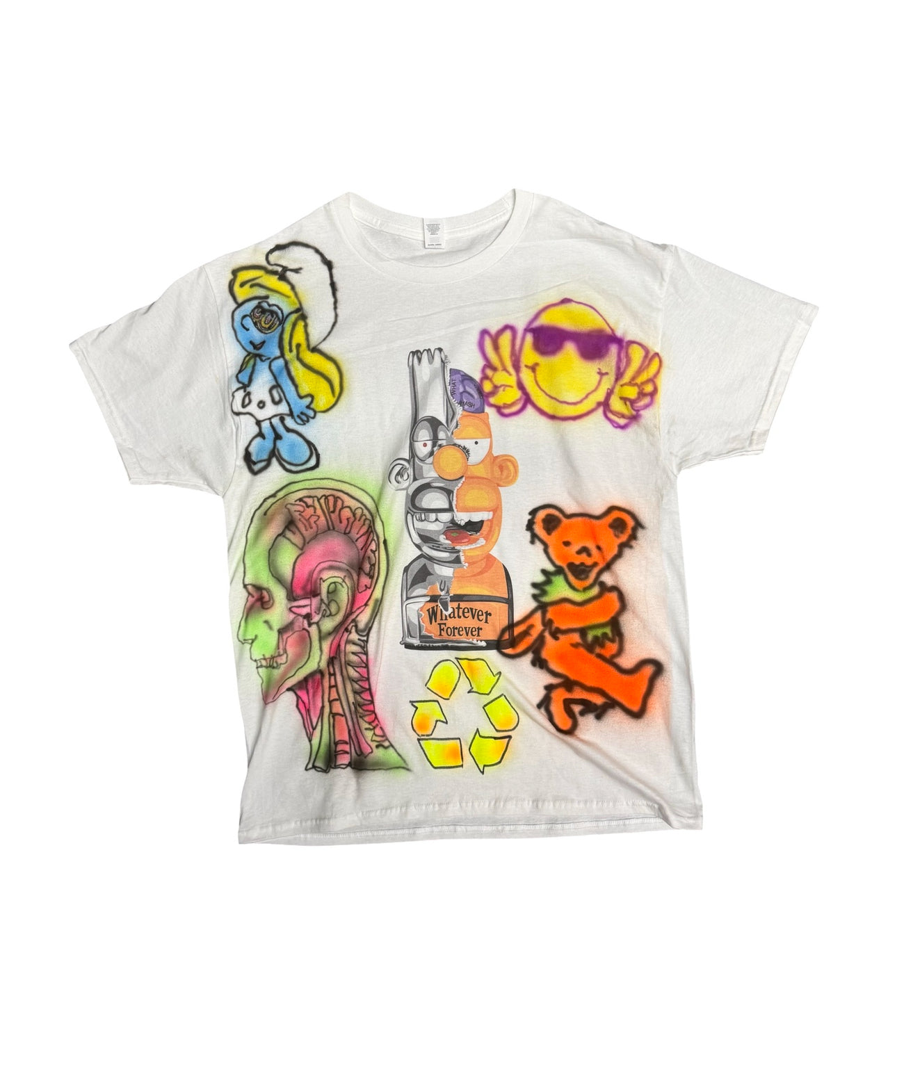 (L) trevy metal vs gz recycle shirt