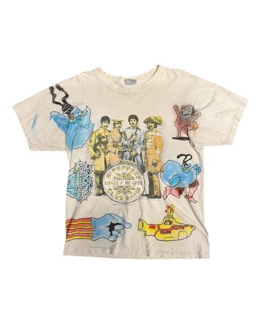 (L) trevy metal vs gz beatles shirt