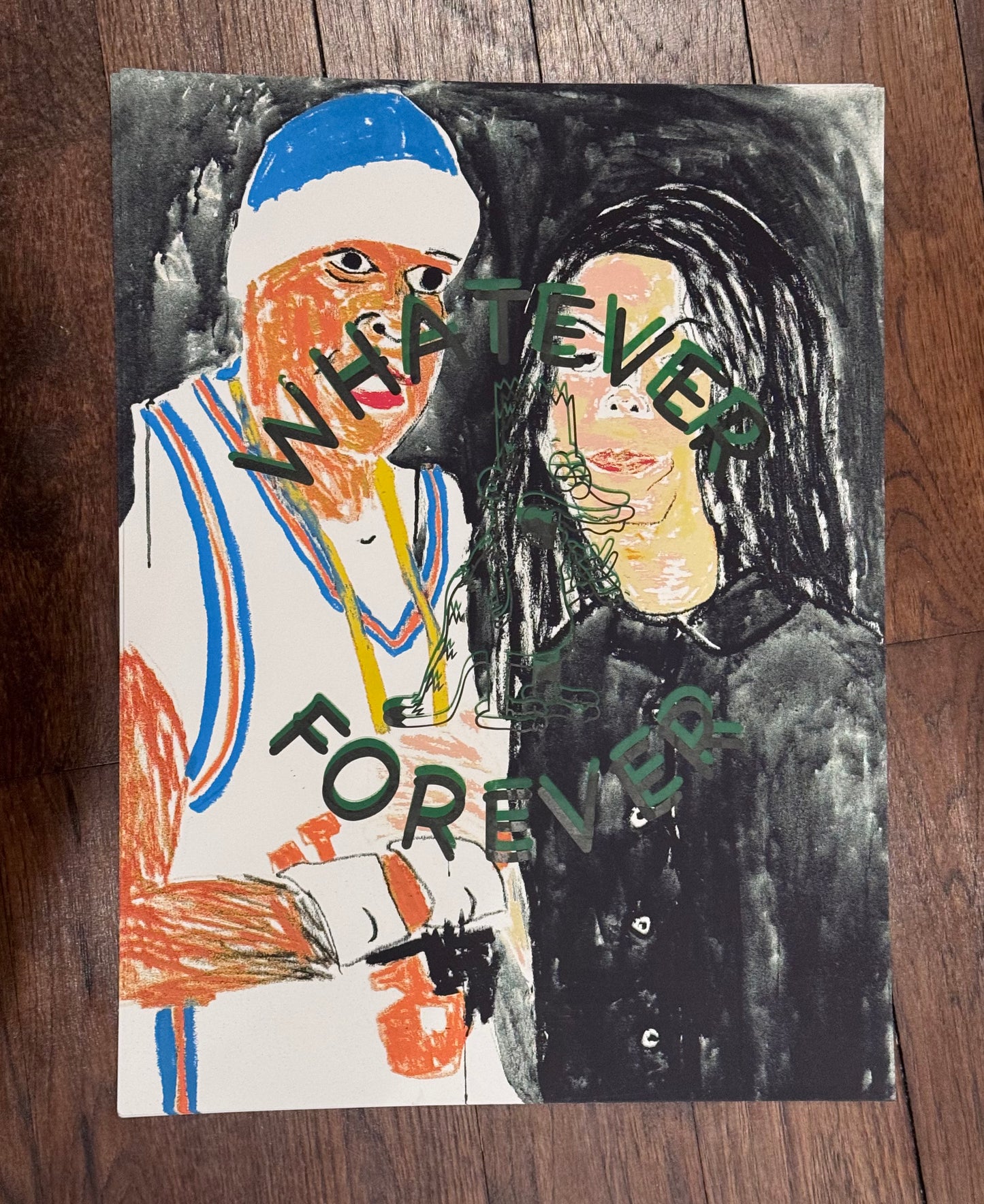 hov and mj and wf screen print