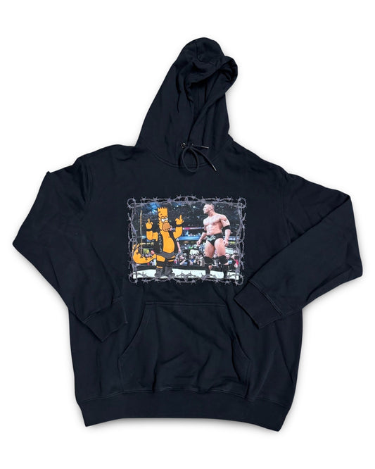stone cold bartfield vs the rock hoodie