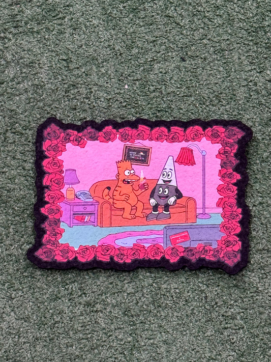 hash with a Puffco moodmat