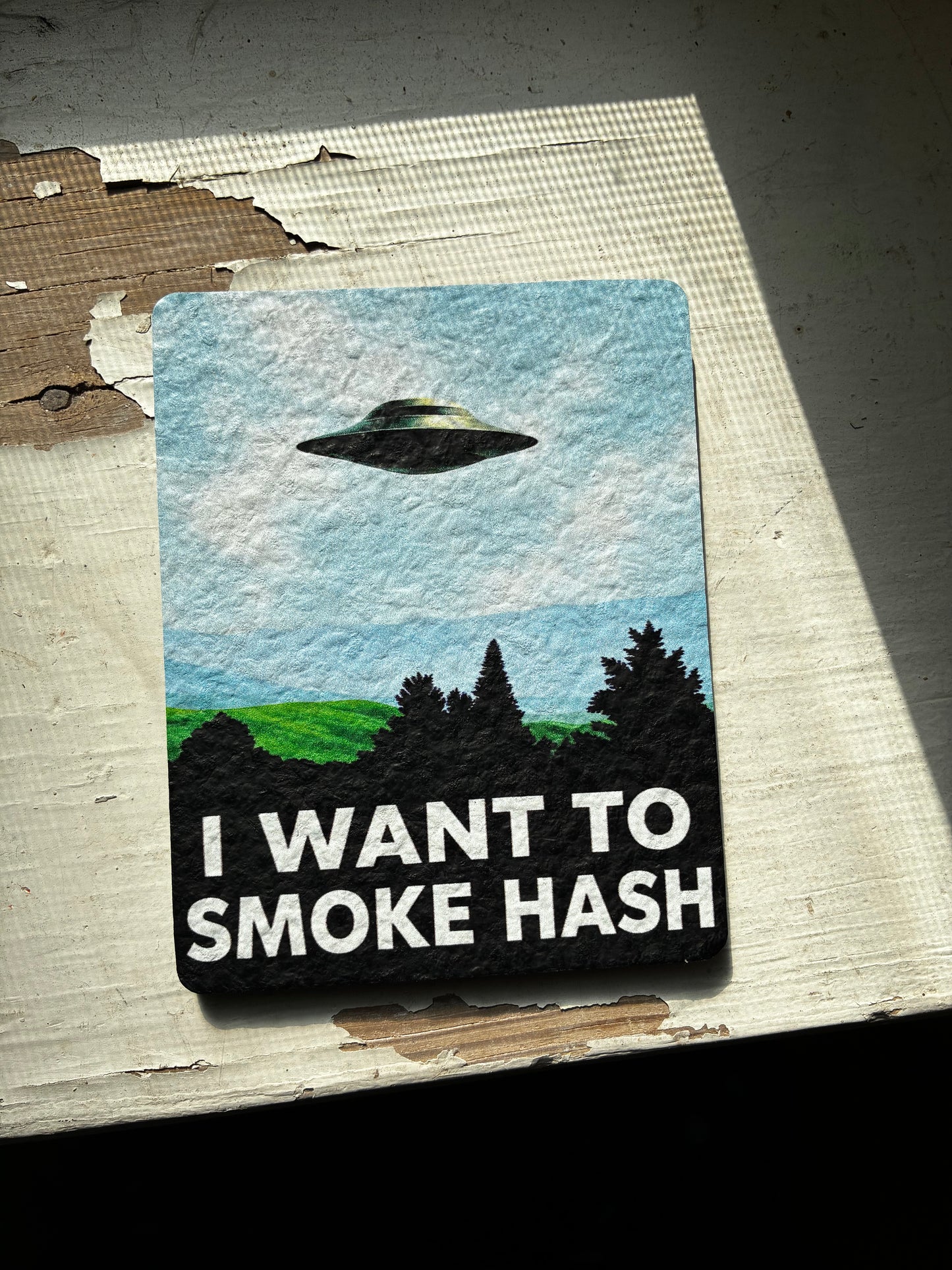 I want to smoke hash mini mat