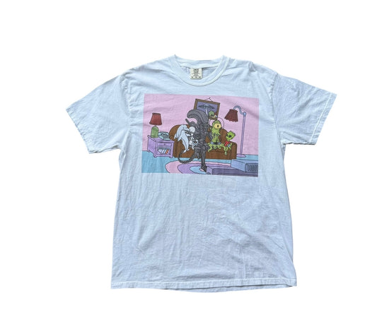 dolphin and alien gang shirt