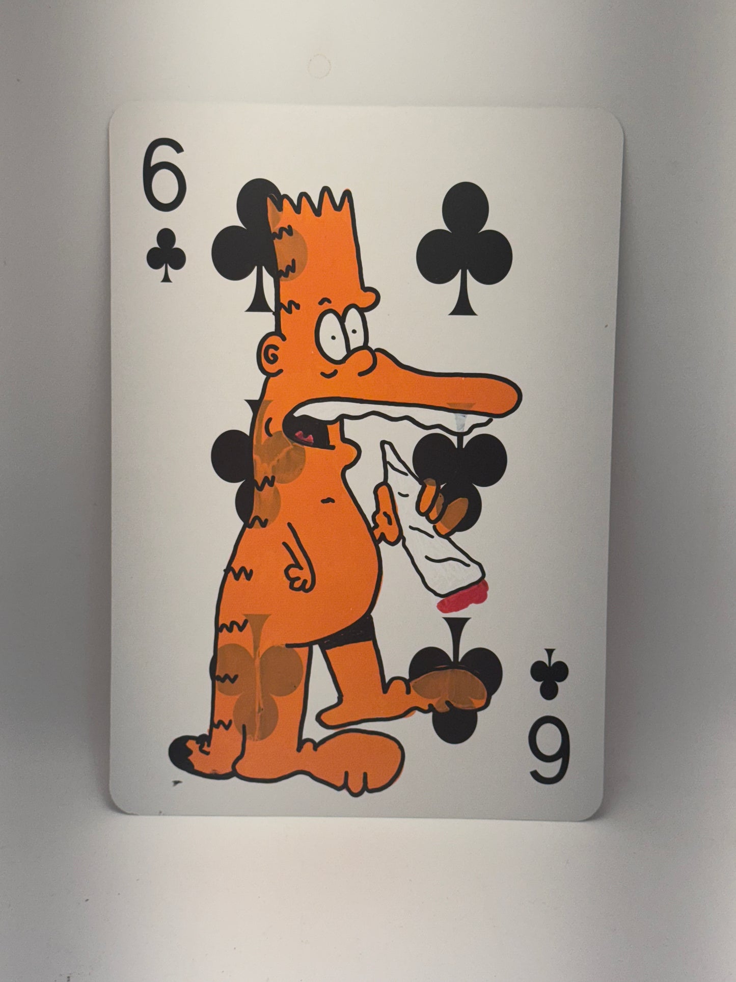20 hand painted bartfields on 12inch playing card