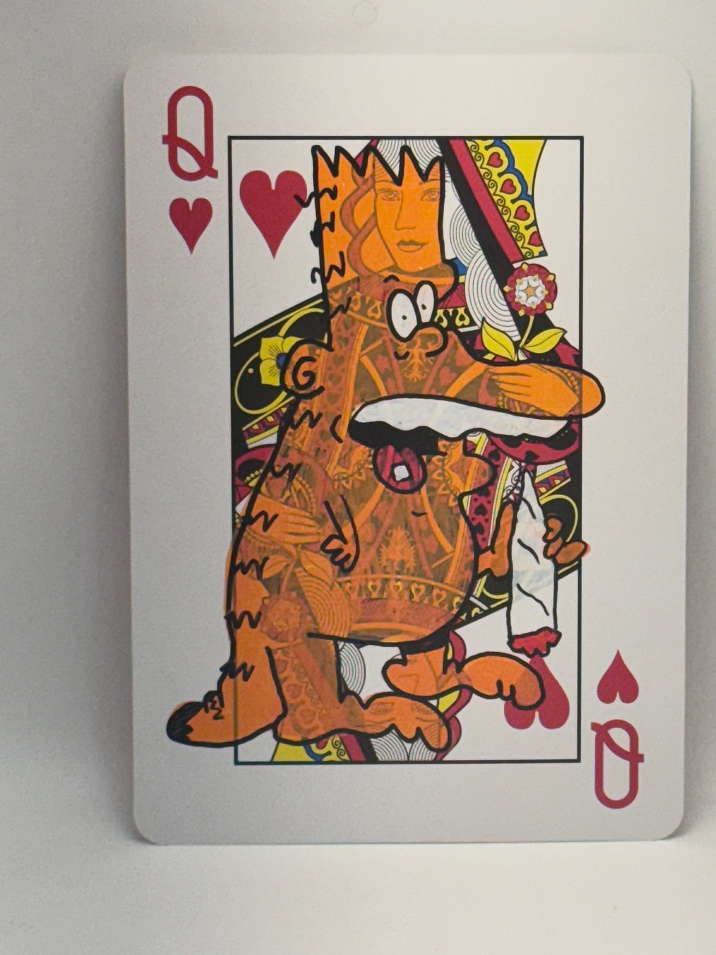 20 hand painted bartfields on 12inch playing card