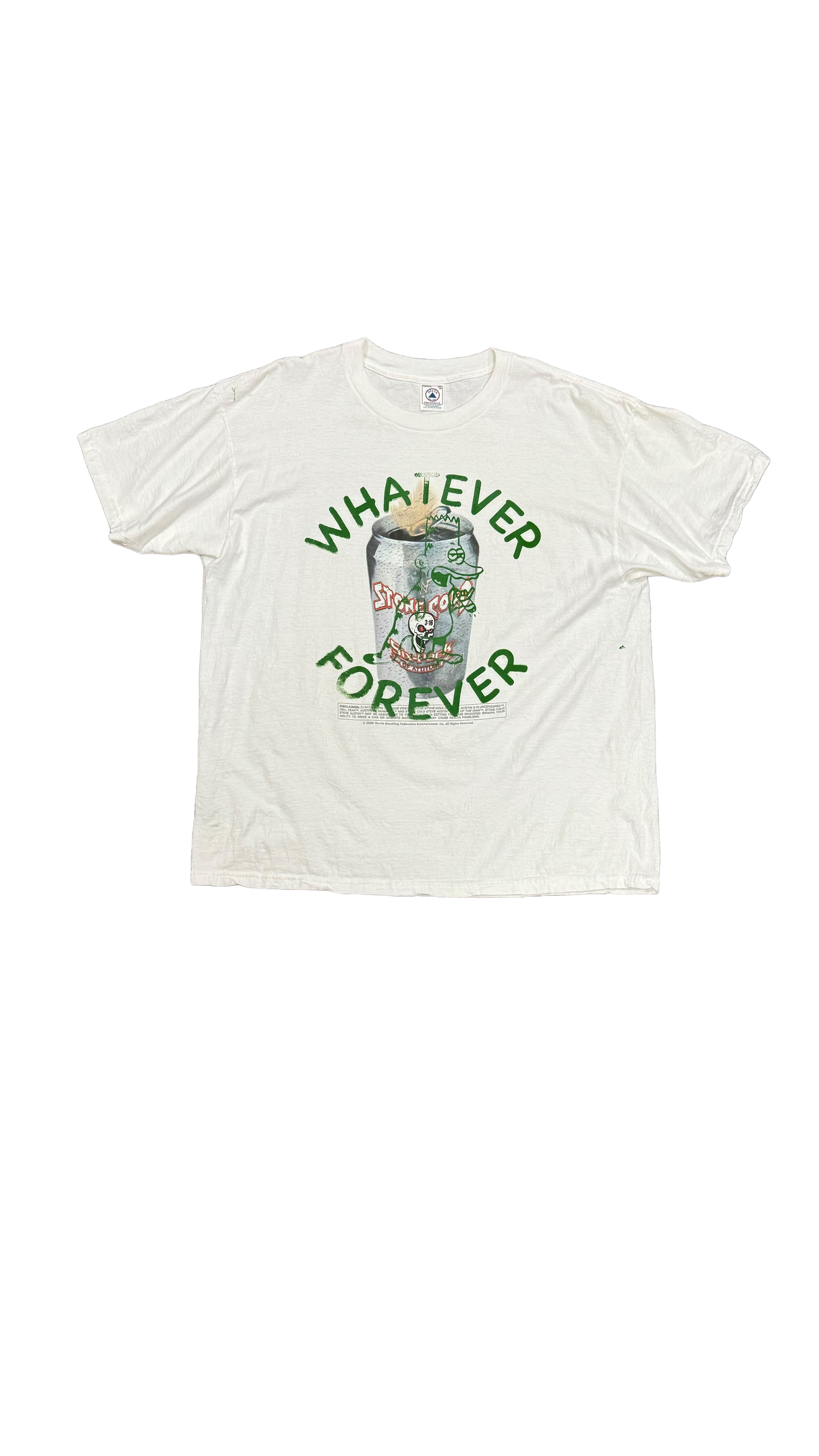 25"x30" WHATEVER FOREVER VINTAGE SCREEN PRINTED T-SHIRT #52