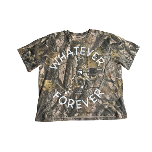 (2XL) Forest Camo Short Sleeve/ Whatever Forever