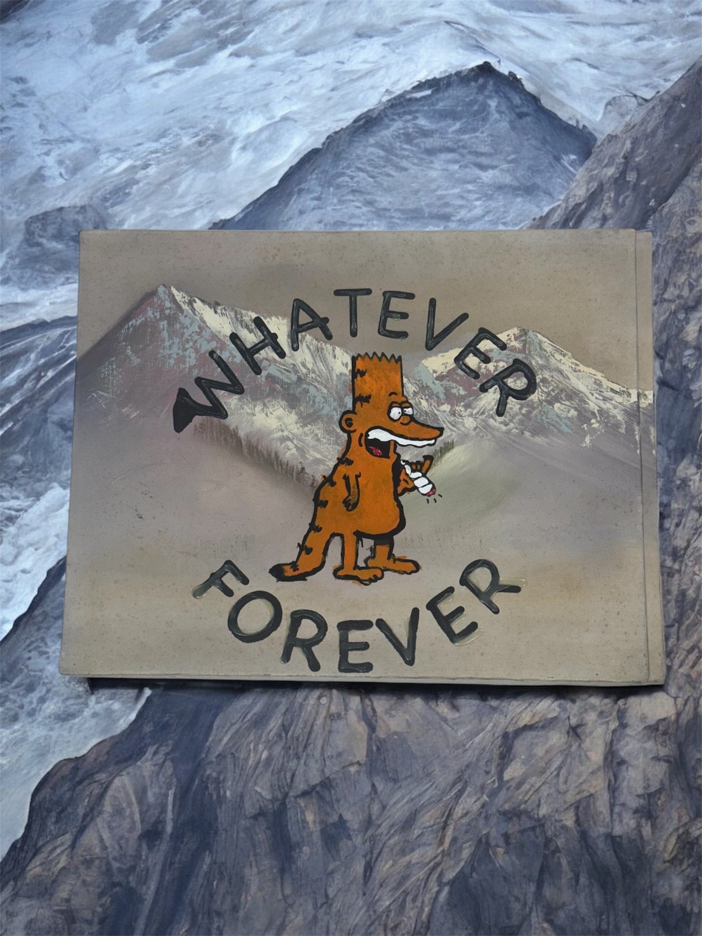 WHATEVER FOREVER MOUNTAINS SCENE PAINTING