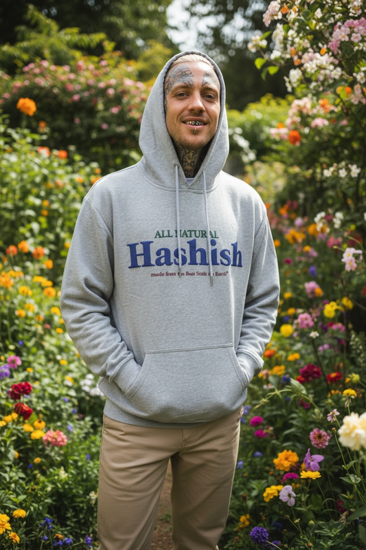 all natural Hashish made from the best stuff on earth hoodie v2
