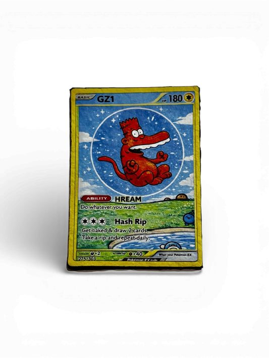 Bubble Bart 4.5"x3.5" Mini Card Mat