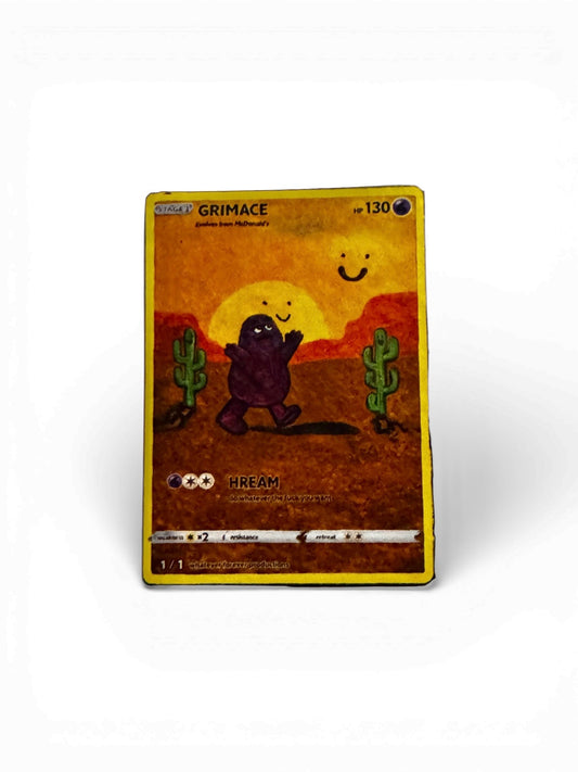 Grimace 4.5"x3.5" Mini Card Mat