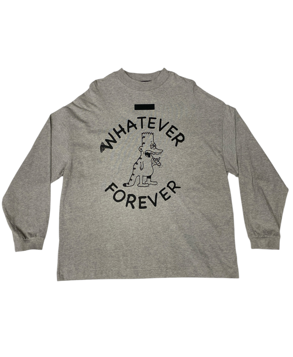 (XL) Essentials Grey Longsleeve vs wf