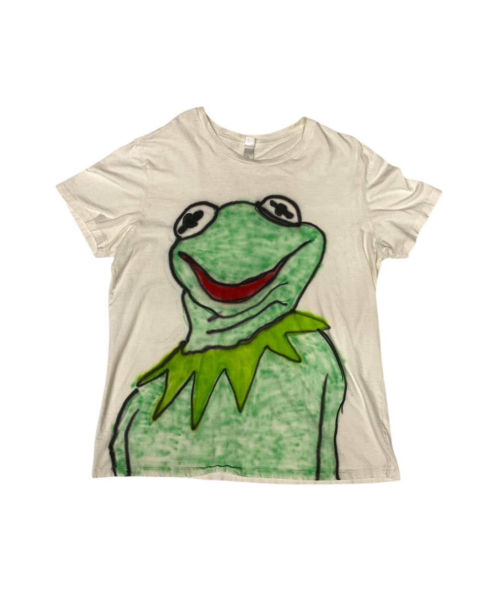 (XL) air brushed kermit 50