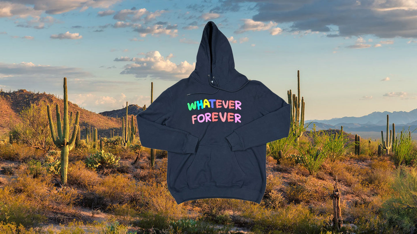 whatever forever cactus chart hoodie