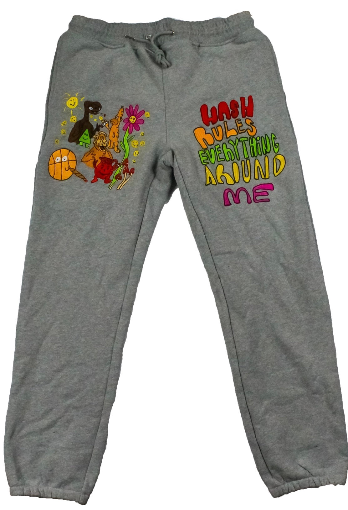 Hream & Friends Embroidered Gray Sweatpants