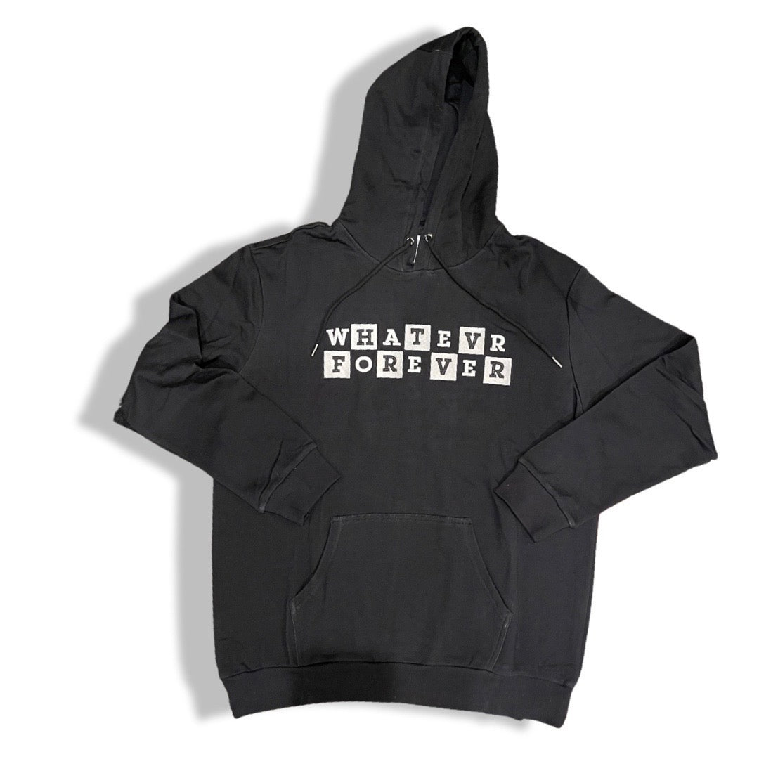 Whatever Forever H is for Hash Black Hoodie -Free Shipping