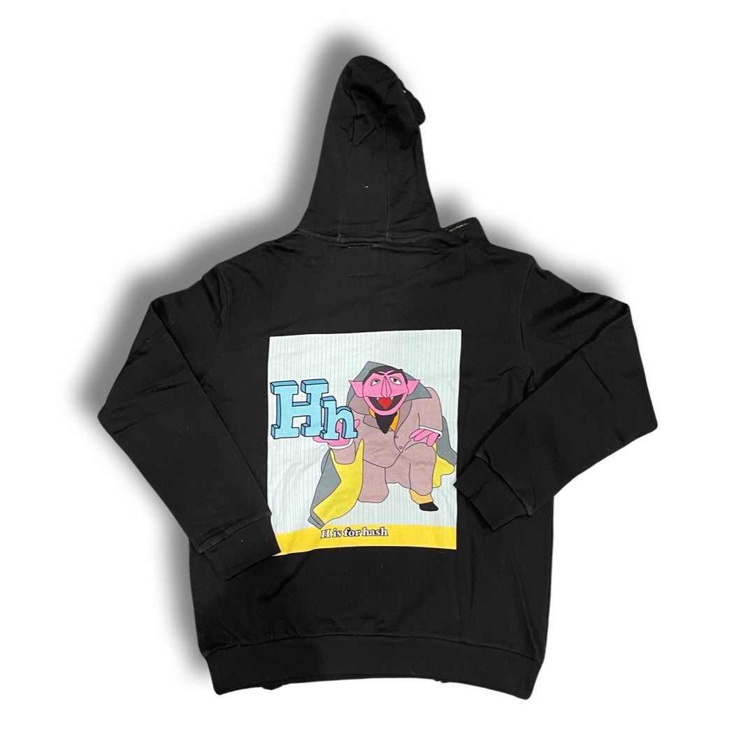 Whatever Forever H is for Hash Black Hoodie -Free Shipping