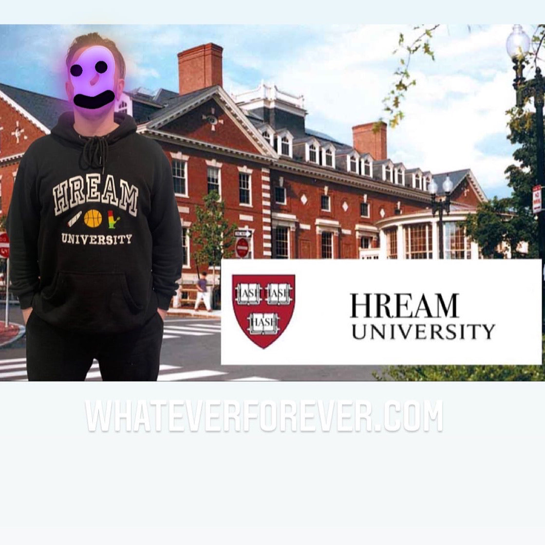 Embroidered HREAM University Hoodie